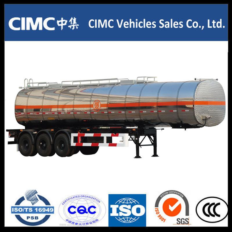 Het försäljning CIMC bränsletank semi trailer
